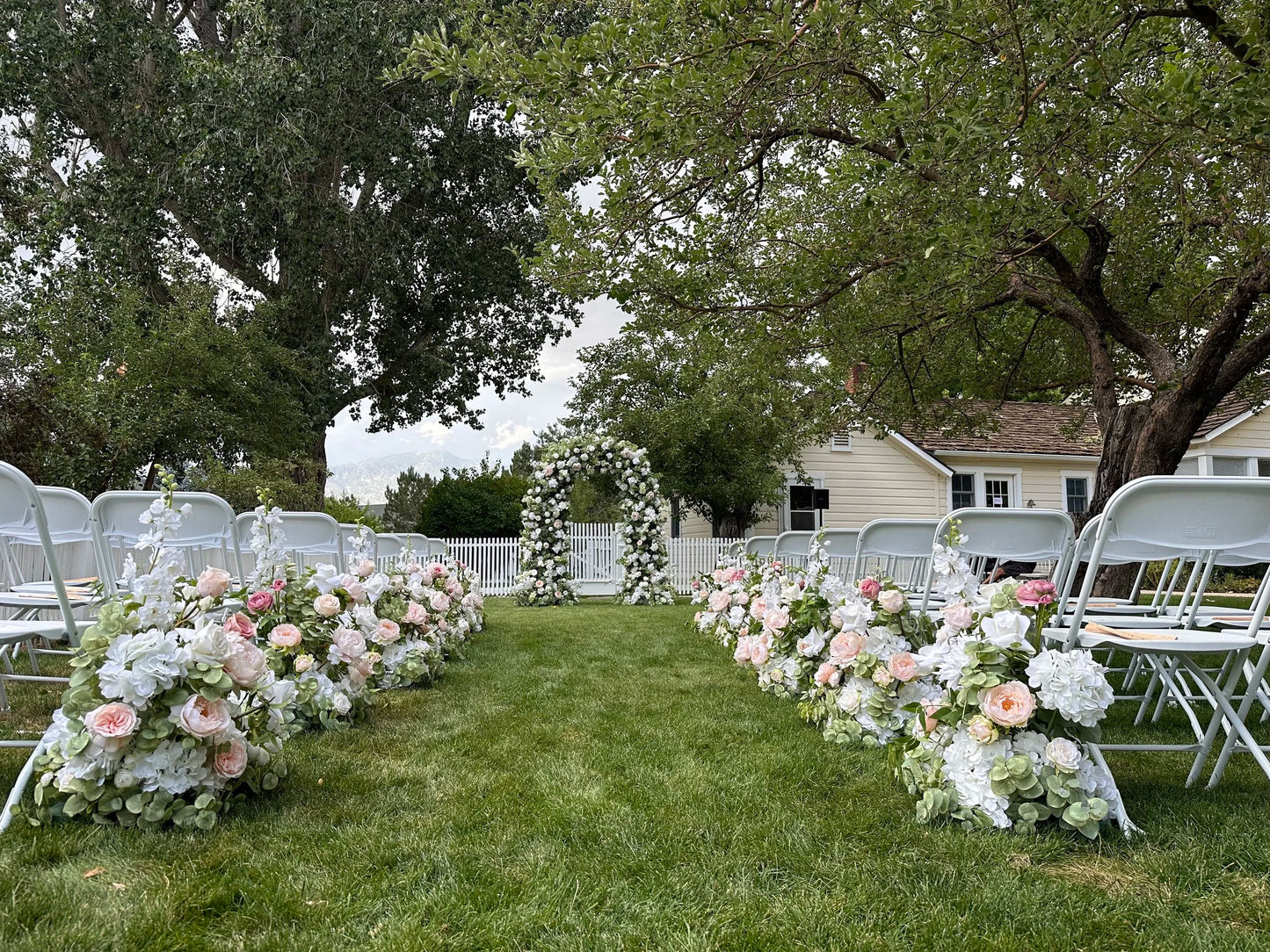 12 Love Story Aisle Flowers
