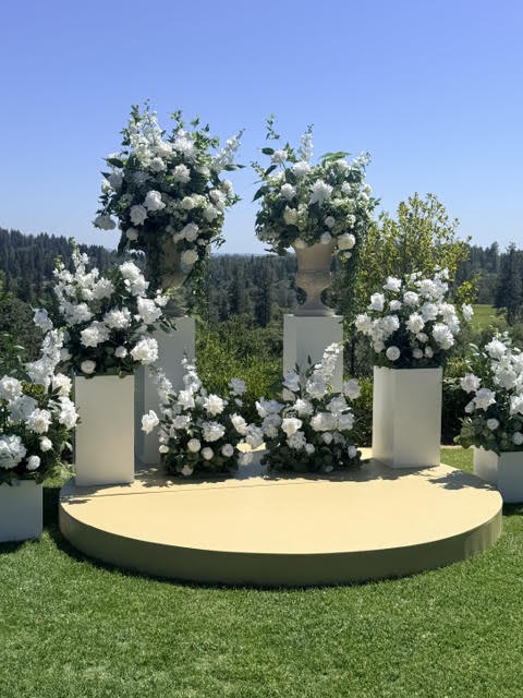 +36" White Pedestal (2) (+$100.00)