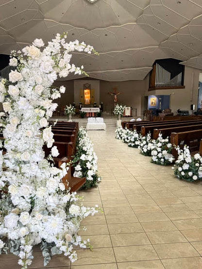 Fairytale Double Arch Wedding Rental | Two Floral Moon Arches | Reno, Lake Tahoe & Sacramento