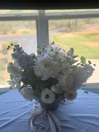 Blue Bouquet- Large stationary arrangement