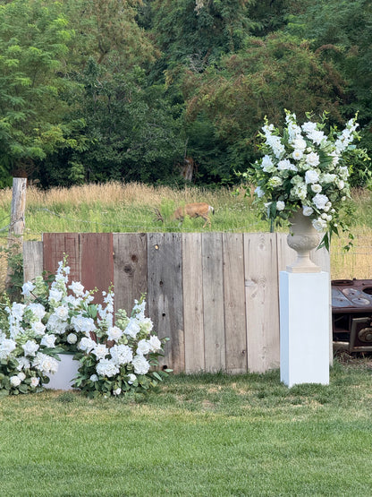 +36" White Pedestal (2) (+$100.00)