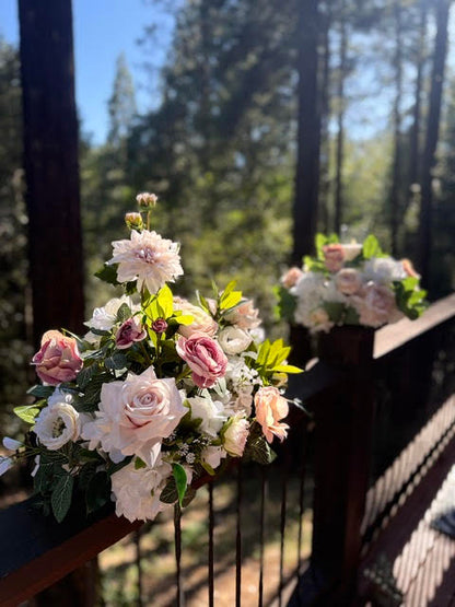 Love Story Centerpieces — Set of 12