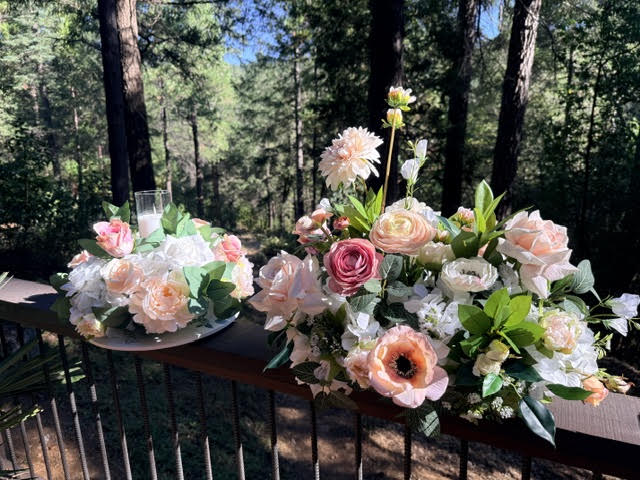 Love Story Centerpieces — Set of 12