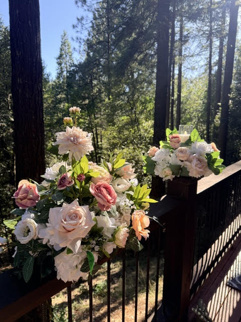Love Story Centerpieces — Set of 12