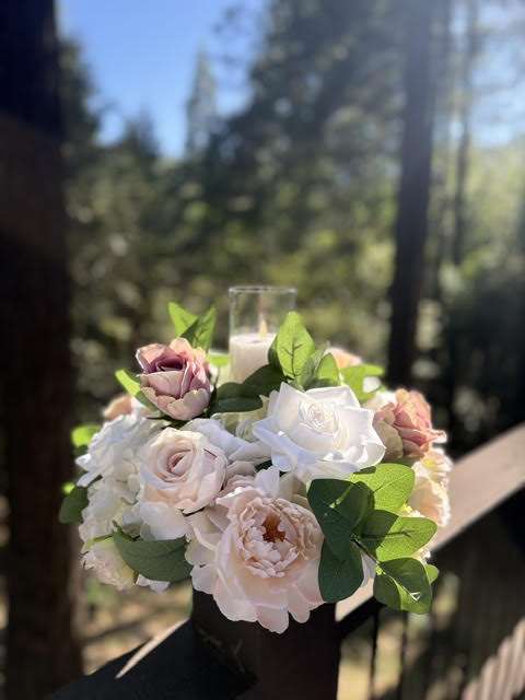 Love Story Centerpieces — Set of 12