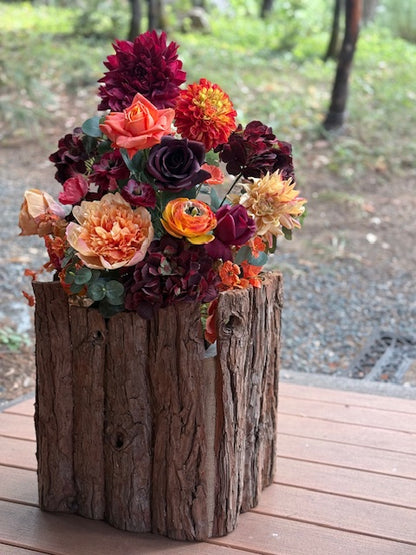 (2) Real wood Wraps for 12 inch pedestals